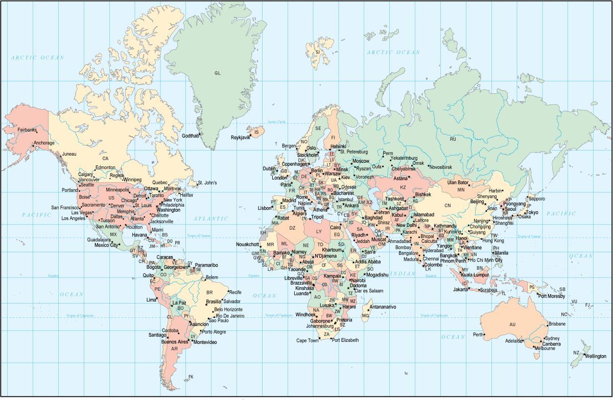 земља Гана на мапи света